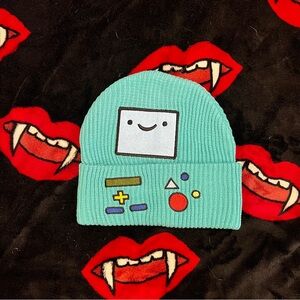Adventure Time BMO Embroidered Beanie - NWT
